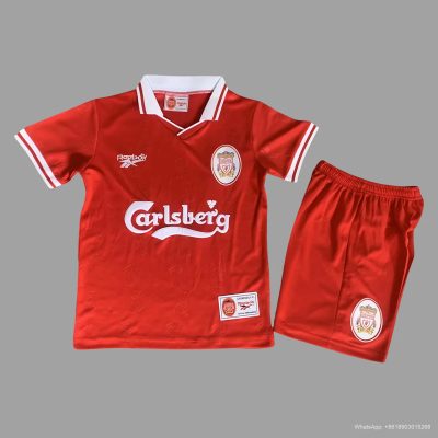 96/97 Liverpool Home Kids Retro soccer jersey