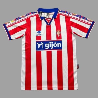 99/00 Sporting de Gijon Home Retro Soccer Jersey