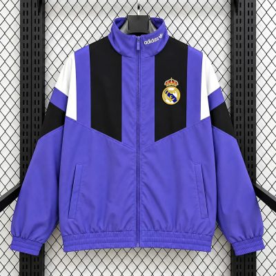 26/27 Real Madrid EQT Purple Tracksuit Windbreaker