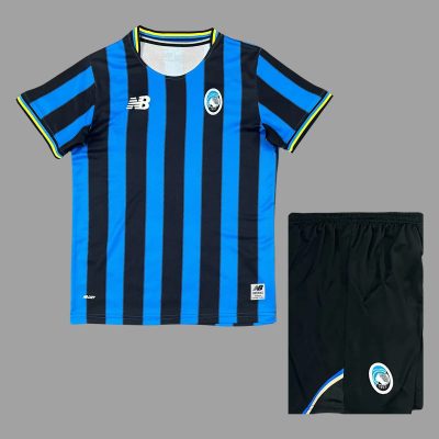 25/26 Atalanta Home Kids Soccer Jersey Size 16-28