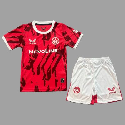 25/26 Kaiserslautern Home Kids Soccer Jersey Size 16-28