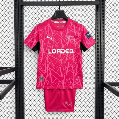 26/27 Derby County Away Kids Soccer Jersey