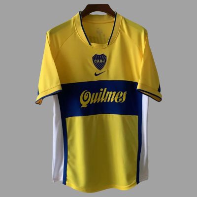 01/02 Boca Juniors Away Retro Soccer Jersey