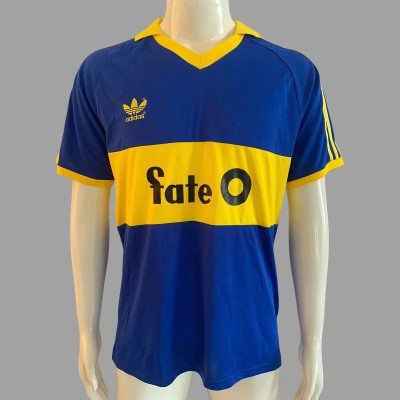 86/88 Boca Juniors Home Retro Soccer Jersey