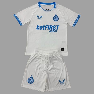 25/26 Brugge Away Kids Soccer Jersey Size 16-28