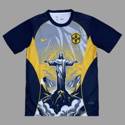 2026 Brazil JESUS Yellow Soccer Jersey