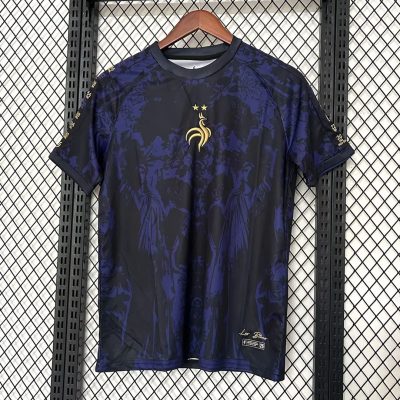 2026 France Special Version Liberty Black Purple Training Shirt