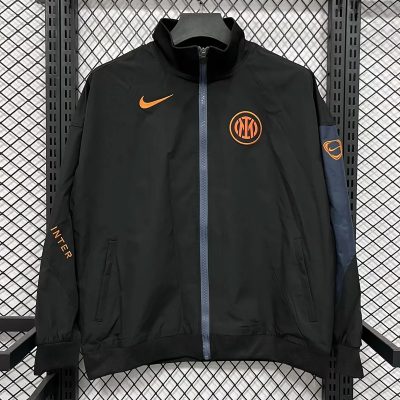 25/26 Inter Milan Black Windbreaker