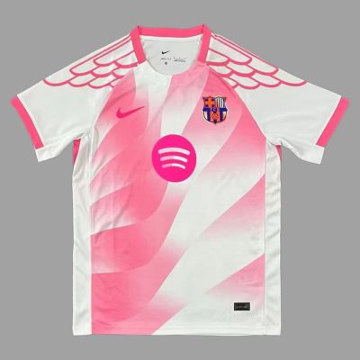 25/26 Barcelona Pink WINGS Special Version Soccer Jersey