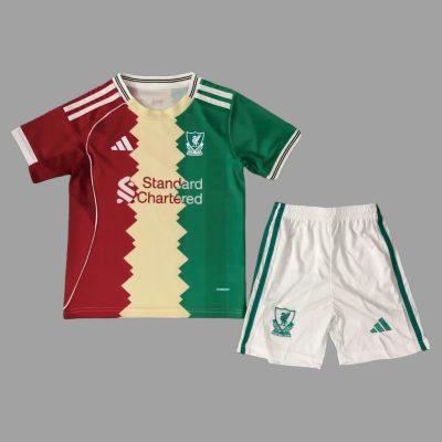 25/26 Liverpool Special Version Kids Soccer Jersey Size 16-28
