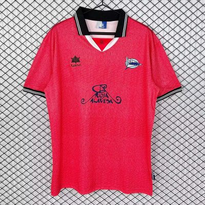 00/01 Alaves European Cup Away Retro Soccer Jersey