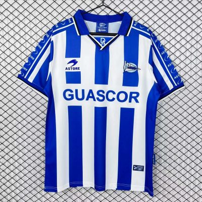 98/99 Alaves Home Retro Soccer Jersey
