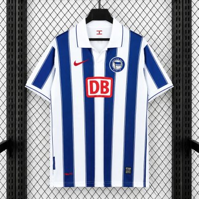 09/10 Hertha BSC Home Retro Soccer Jersey