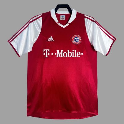 03/04 Bayern Home Retro Soccer Jersey