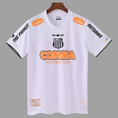 2009 Santos The Prince Returns Special Version Retro Soccer Jersey