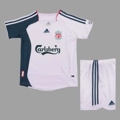 06/07 Liverpool Away Kids Retro Soccer Jersey Size 16-28