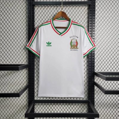 1985 Mexico Remark White Jersey