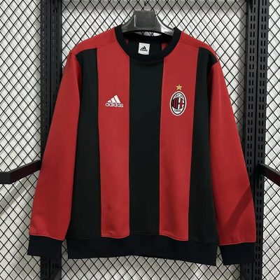 25/26 AC Milan Red Black Sweatshirt
