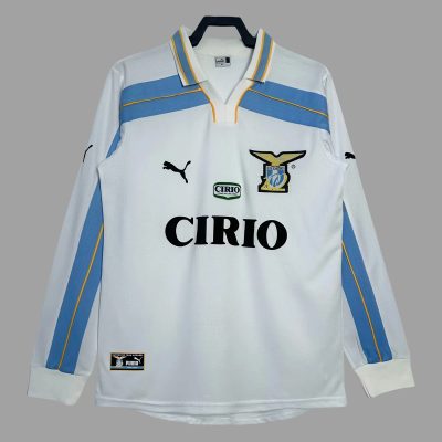 99/00 Lazio Centenary Home Long Sleeve Retro Jersey