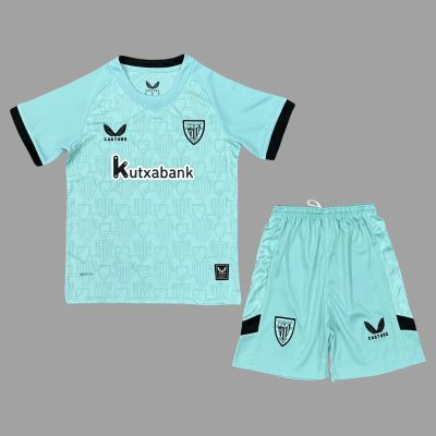 25/26 Athletic Bilbao Third Kids Soccer Jersey Size 16-28