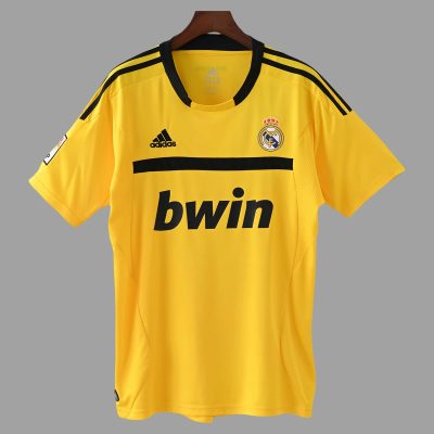 11/12 Real Madrid Goalkeeper Home Retro Soccer Jersey