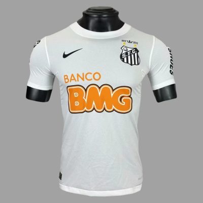 2012 Santos Home Player Version Retro Soccer Jersey