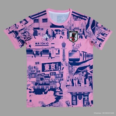 2024 Japan Special version Tokyo pink soccer jersey