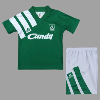 91/92 Liverpool Away Kids Retro Soccer Jersey Size 16-28