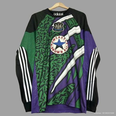 95/96 Newcastle goalkeeper purple retro soccer jersey