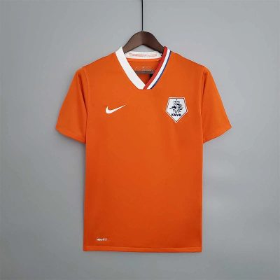 2008 Netherlands Home Retro Soccer Jersey