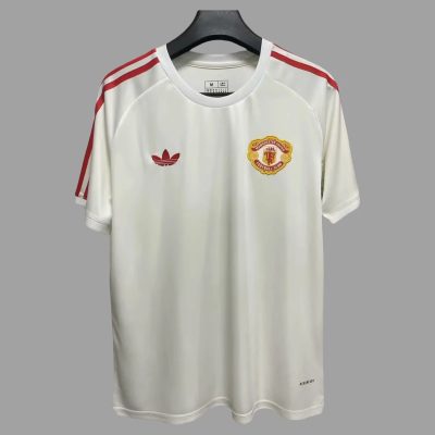 24/25 Manchester United Og 3 Stripe White Jersey