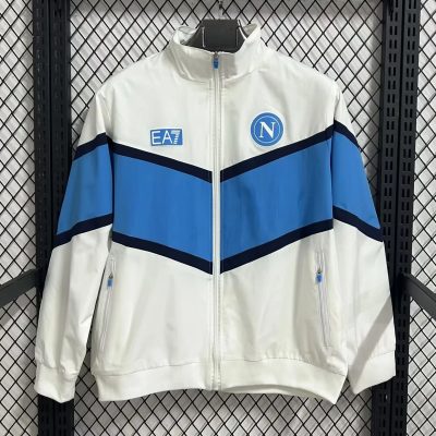 25/26 Napoli White Blue Windbreaker