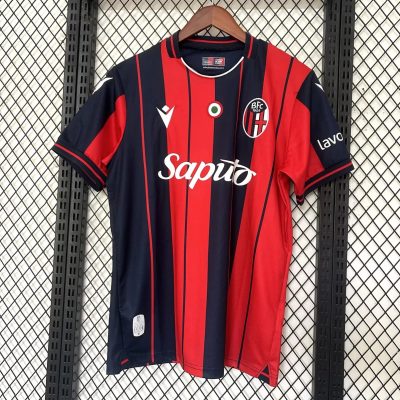 25/26 Bologna Home Soccer Jersey