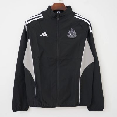 25/26 Newcastle United Black Windbreaker