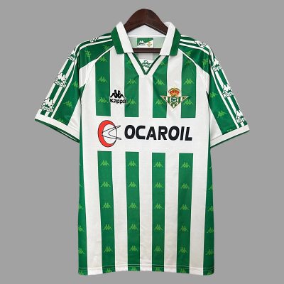 97/98 Real Betis Home Retro Soccer Jersey