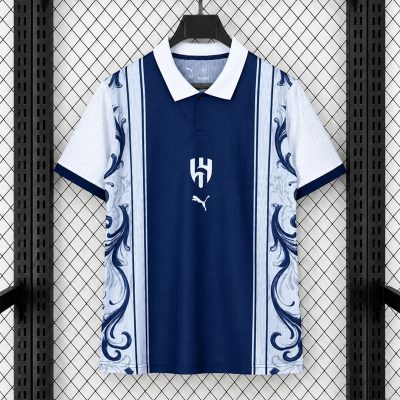 26/27 Al-Hilal Floral Special Edition Polo Soccer Jersey