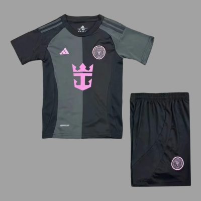 2025 Inter Miami Away Kids Soccer Jersey Size 16-28