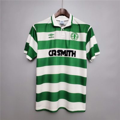 87/89 Celtic Home Retro Soccer Jersey