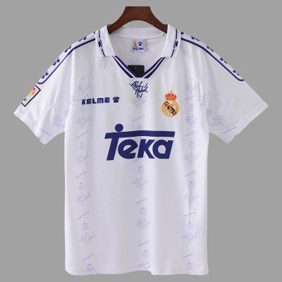94/96 Real Madrid Home Retro Soccer Jersey