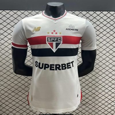 2025 Sao Paulo Home Player Version Soccer Jersey