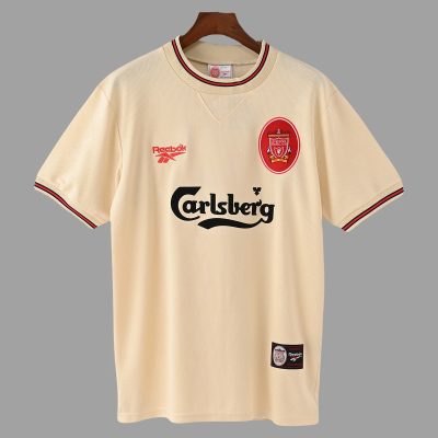 96/97 Liverpool Away Retro Soccer Jersey