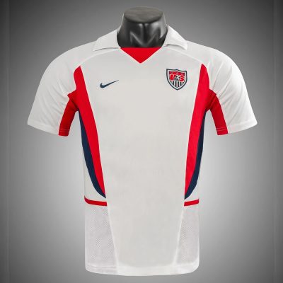 2002 USA Home Retro Soccer Jersey