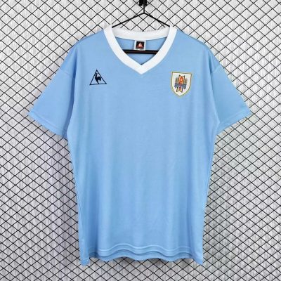 1986 Uruguay Home Retro Soccer Jersey