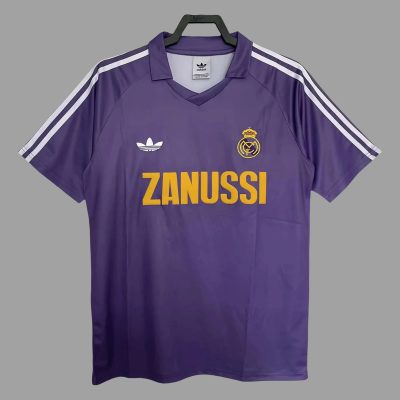 82/85 Real Madrid Away Retro Soccer Jersey