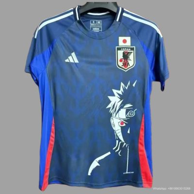 2024 Japan Uzumaki Naruto Blue Soccer Jersey
