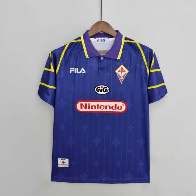 97/98 Fiorentina Home Retro Soccer Jersey