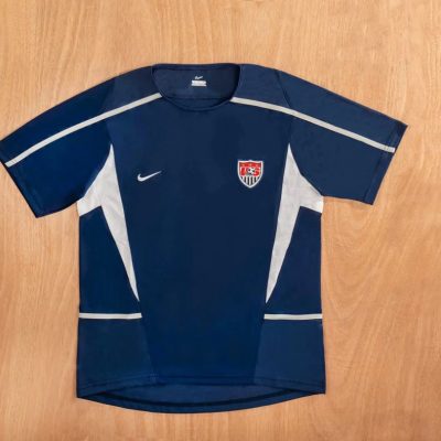 2002 USA Away Retro Soccer Jersey