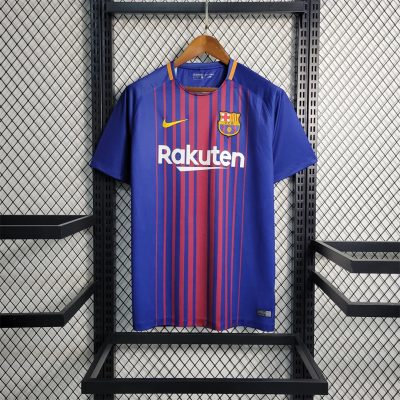 17/18 Barcelona Home Retro Soccer Jersey