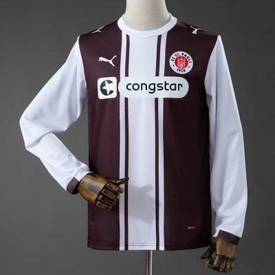25/26 St. Pauli Special Version Long Sleeve Soccer Jersey