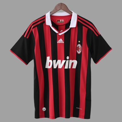 09/10 AC Milan Home Retro Soccer Jersey